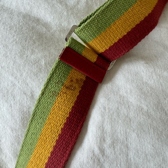 VINTAGE DIOR RASTA DOUBLE SADDLE BAG - Picture 4 of 10